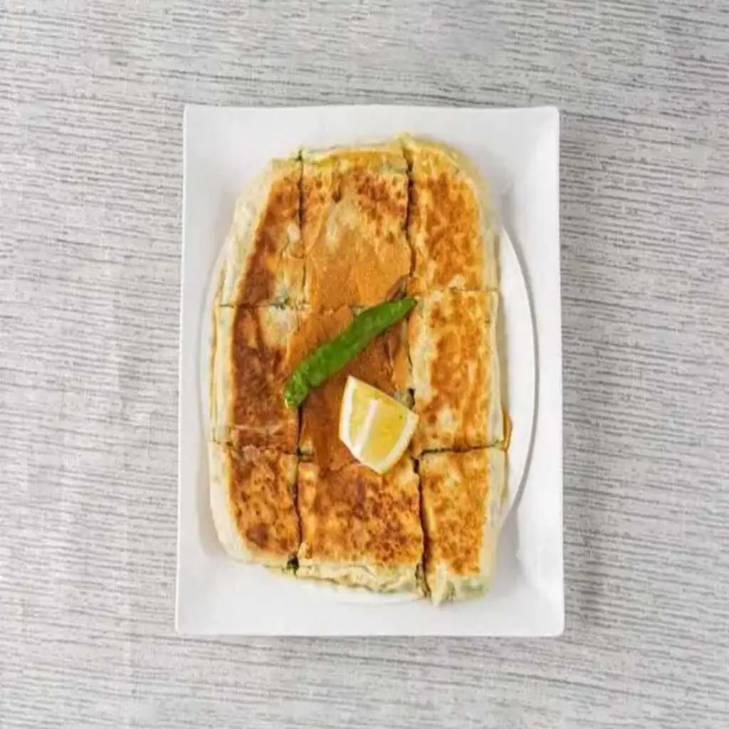 Mutabbaq With Tuna And Mixed Vegetables